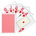 Carti de joc poker, Texas Hold'em, profesionale, 100% plastic, index mare, culoare spate rosu Carti de joc poker, Texas Hold'em, profesionale, 100% plastic, index mare, culoare spate rosu